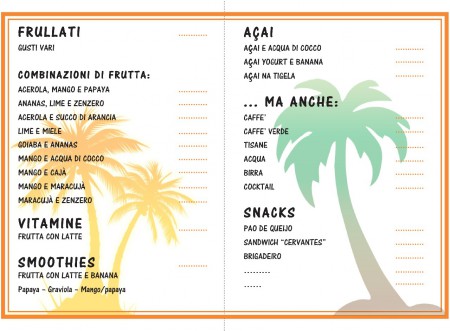 interno menu pieghevole